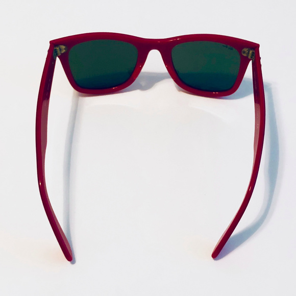 Ray-Ban Red Marble Wayfarer Sunglasses - Picture 3 of 6